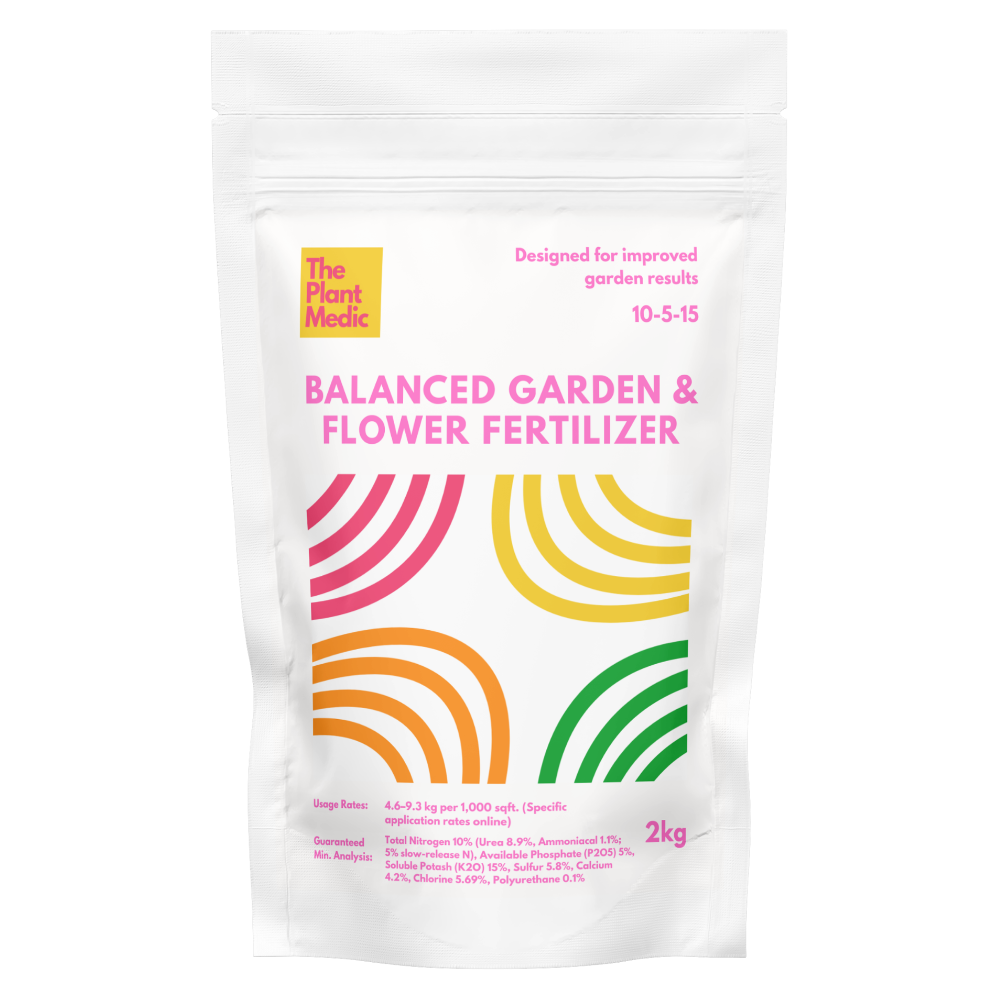 Balanced Garden & Flower Fertilizer 10-5-15 | Strong Growth + Blooms