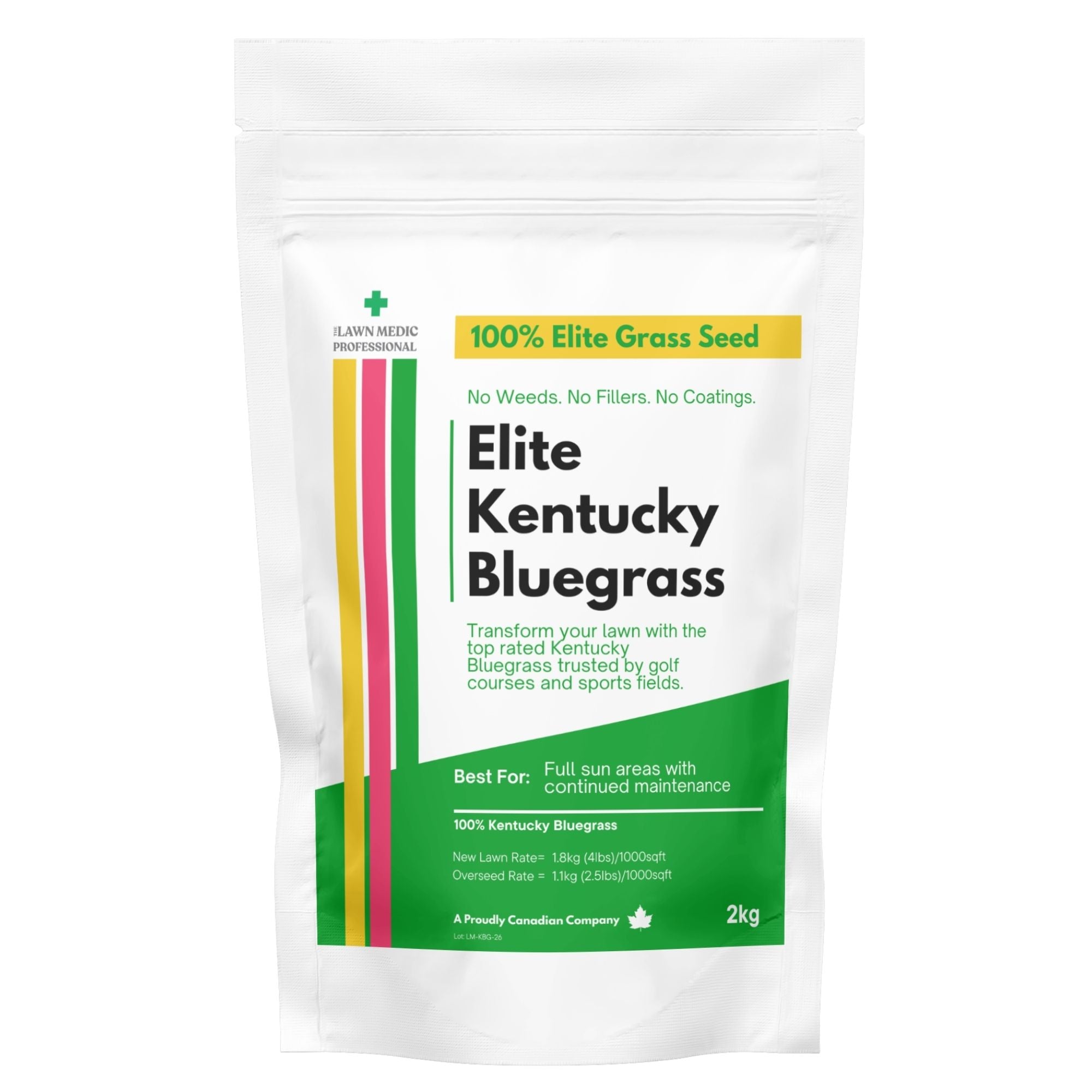 Elite Kentucky Bluegrass seed bag