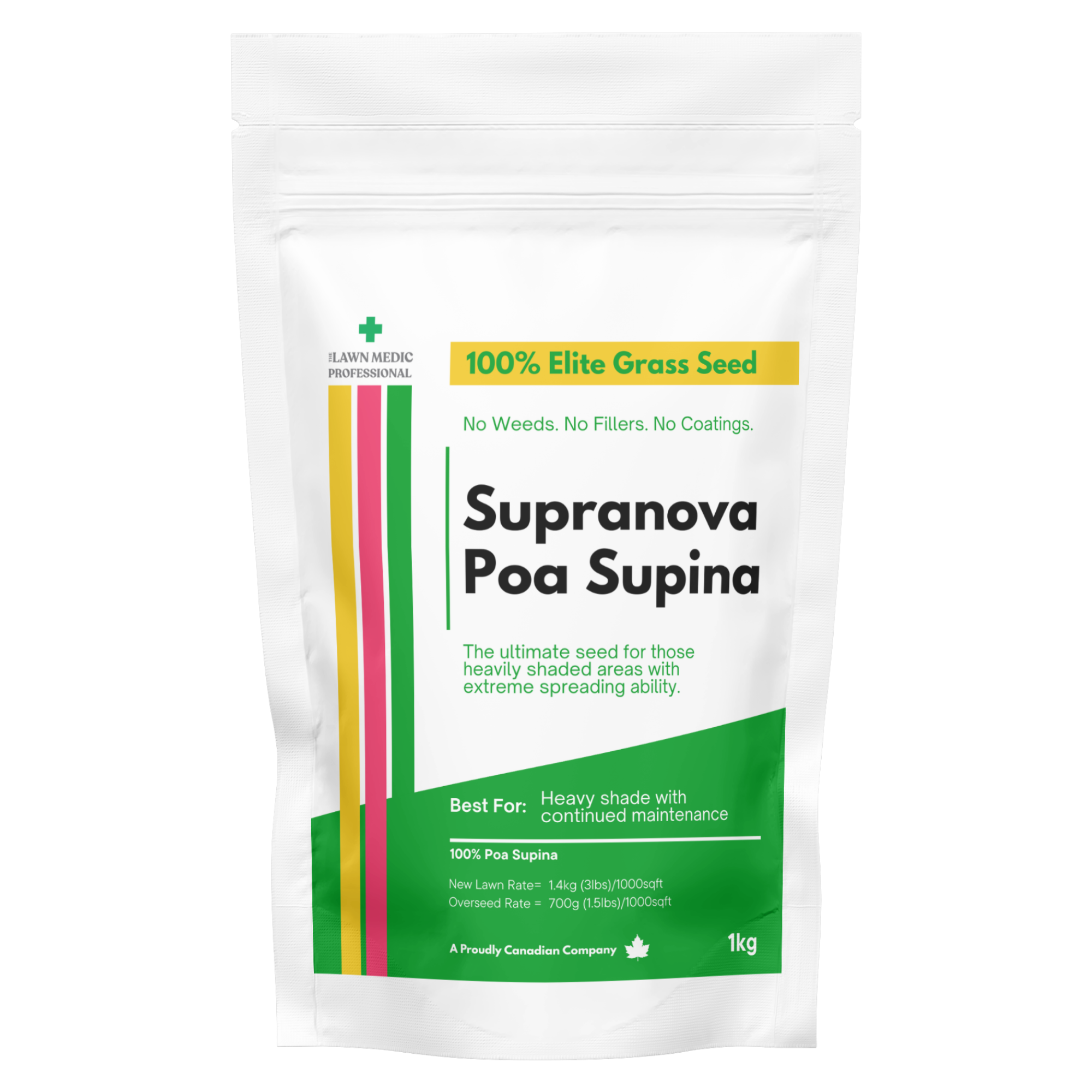 Poa Supina grass seed bag