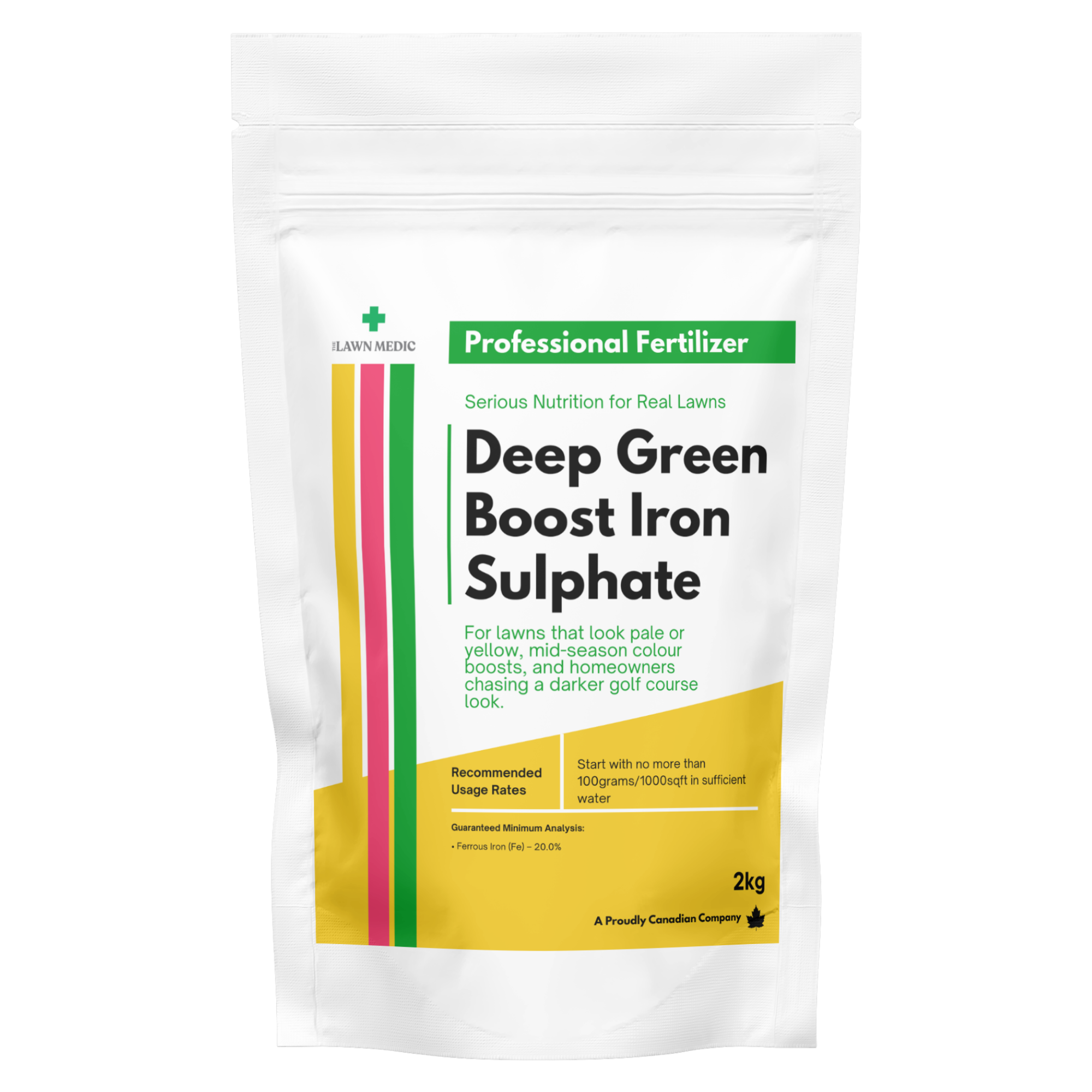 Iron Sulphate deep green fertilizer bag