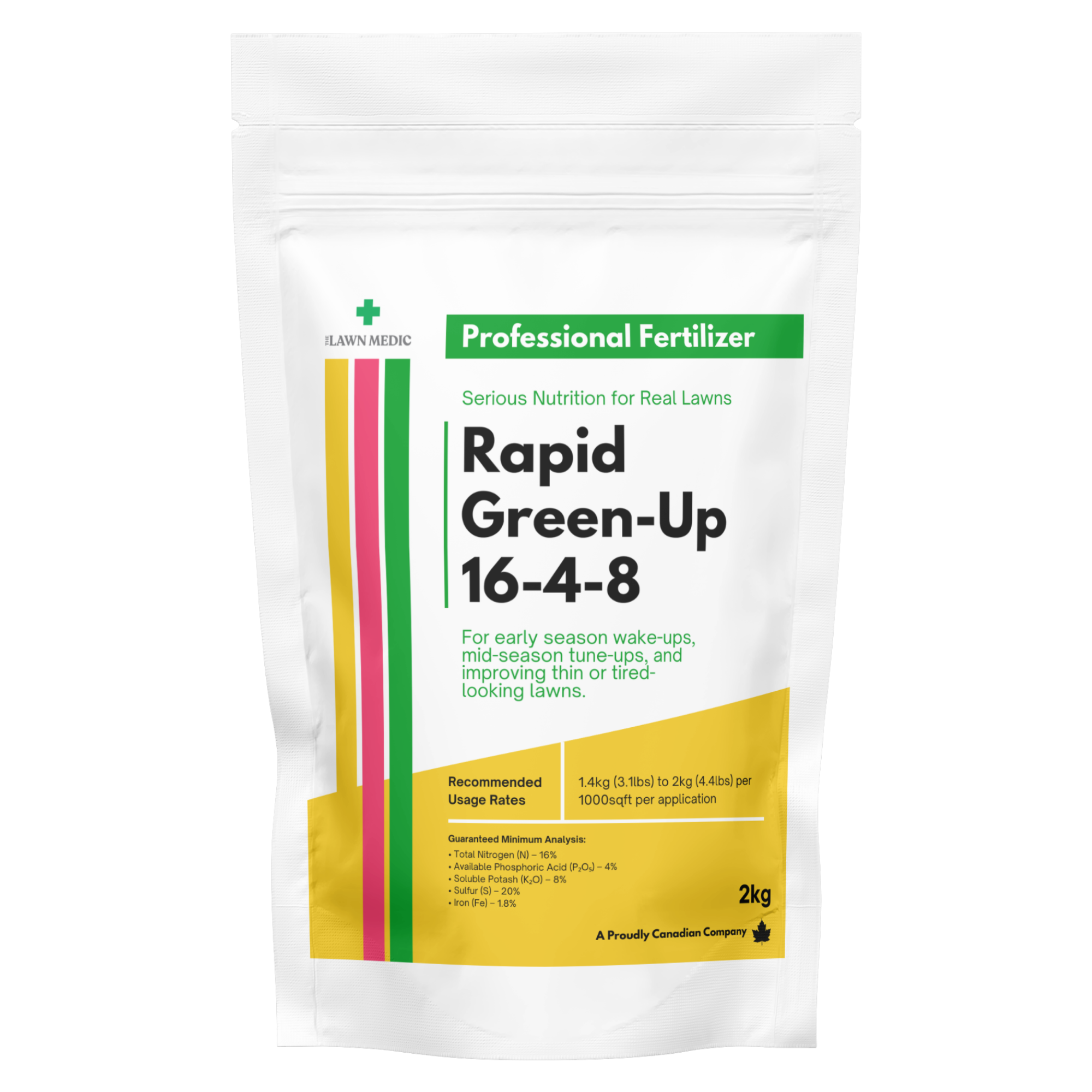 Rapid Green Up 16-4-8 fertilizer bag